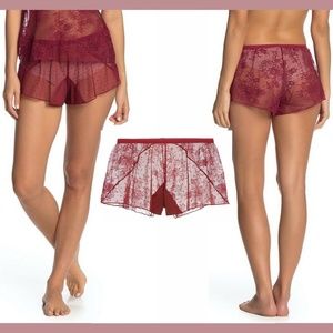NWT $80 Paul & Joe Cosabella Mallory Tap Shorts in Rumba Red [SZ‎ Medium ]